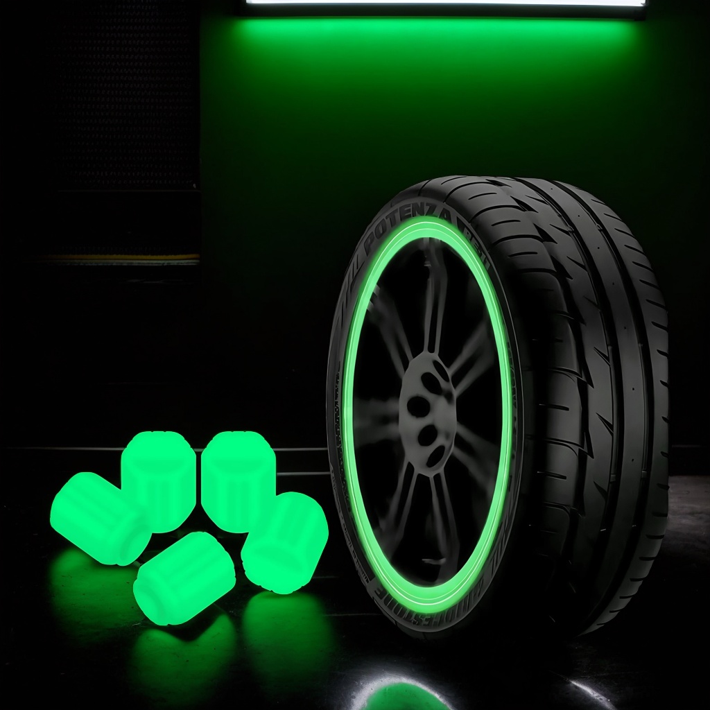 Scooter Tire - Cappucci valvole pneumatici luminosi: decorativi per