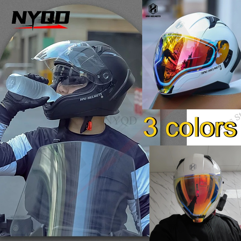 Scooter Helmet Set - Casco integrale certificato DOT con doppia