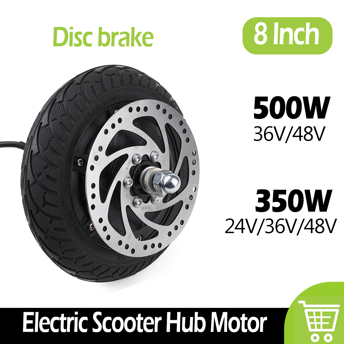 Electric Scooter 500W - Motore del mozzo senza ingranaggi senza