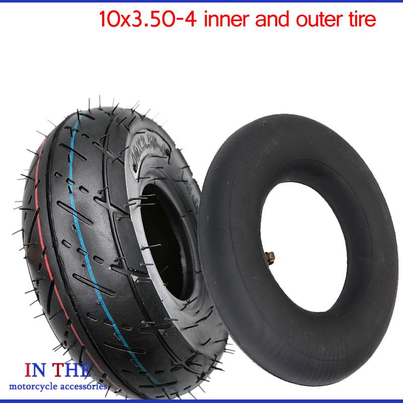 Scooter Tire - Pneumatico 10x3.50-4 con Camera d'Aria Rinforzata