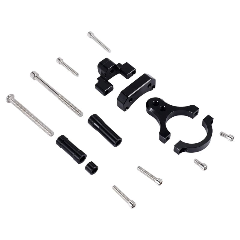 Steering Damper Stabilizer Kit Cnc - Kit di montaggio per staffa ammortizzatore