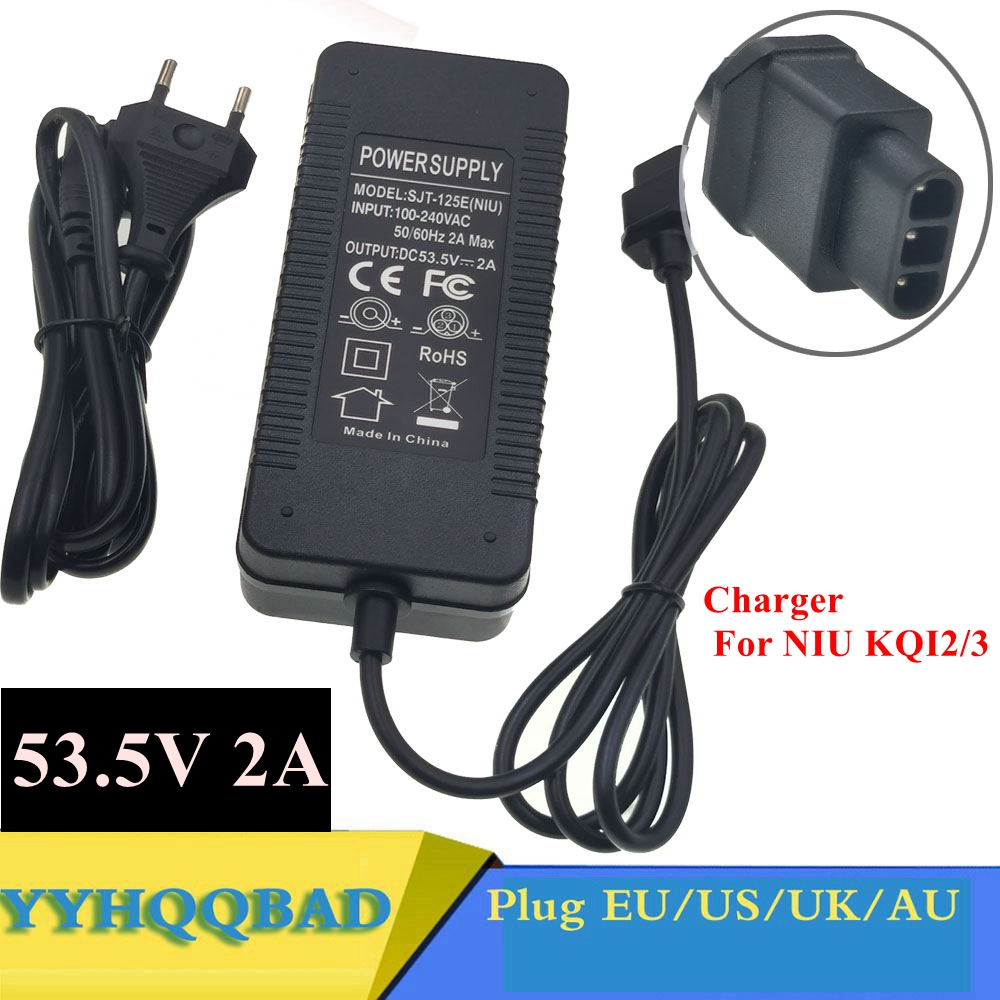 Electric Scooter Charger - Caricabatteria 53.5V 2A per scooter elettrico