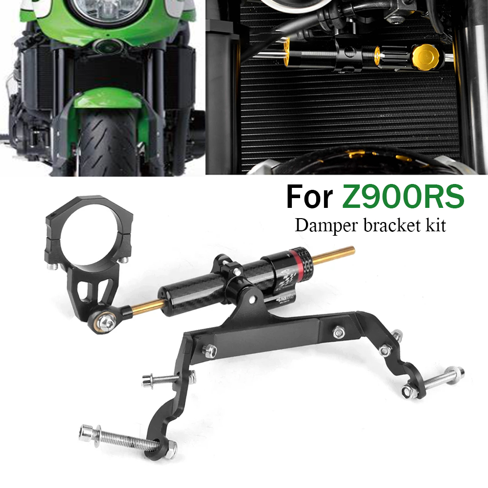Steering Damper Stabilizer Kit Cnc - Per Kawasaki Z900RS z900rs Z 900