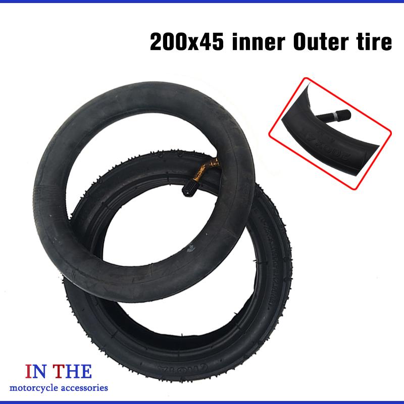 Scooter Tire - Pneumatico per scooter rinforzato, misura 200x45,