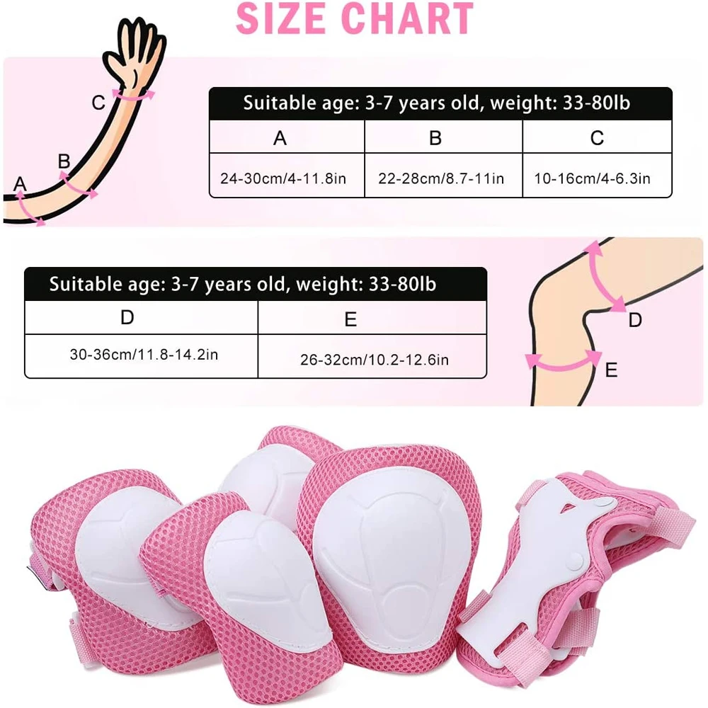 7 pz/set Pattinaggio A Rotelle - Scooter Helmet Set recensione e prezzo