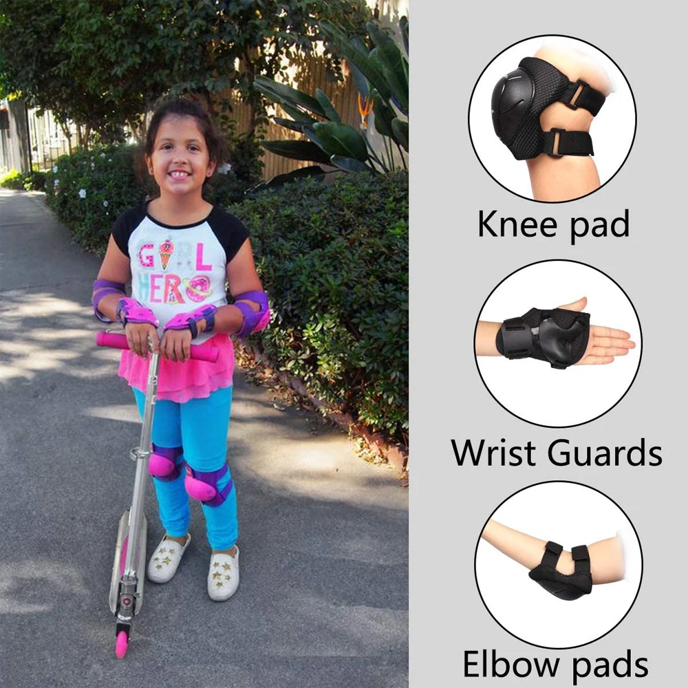 7 pz/set Pattinaggio A Rotelle - Scooter Helmet Set recensione e prezzo