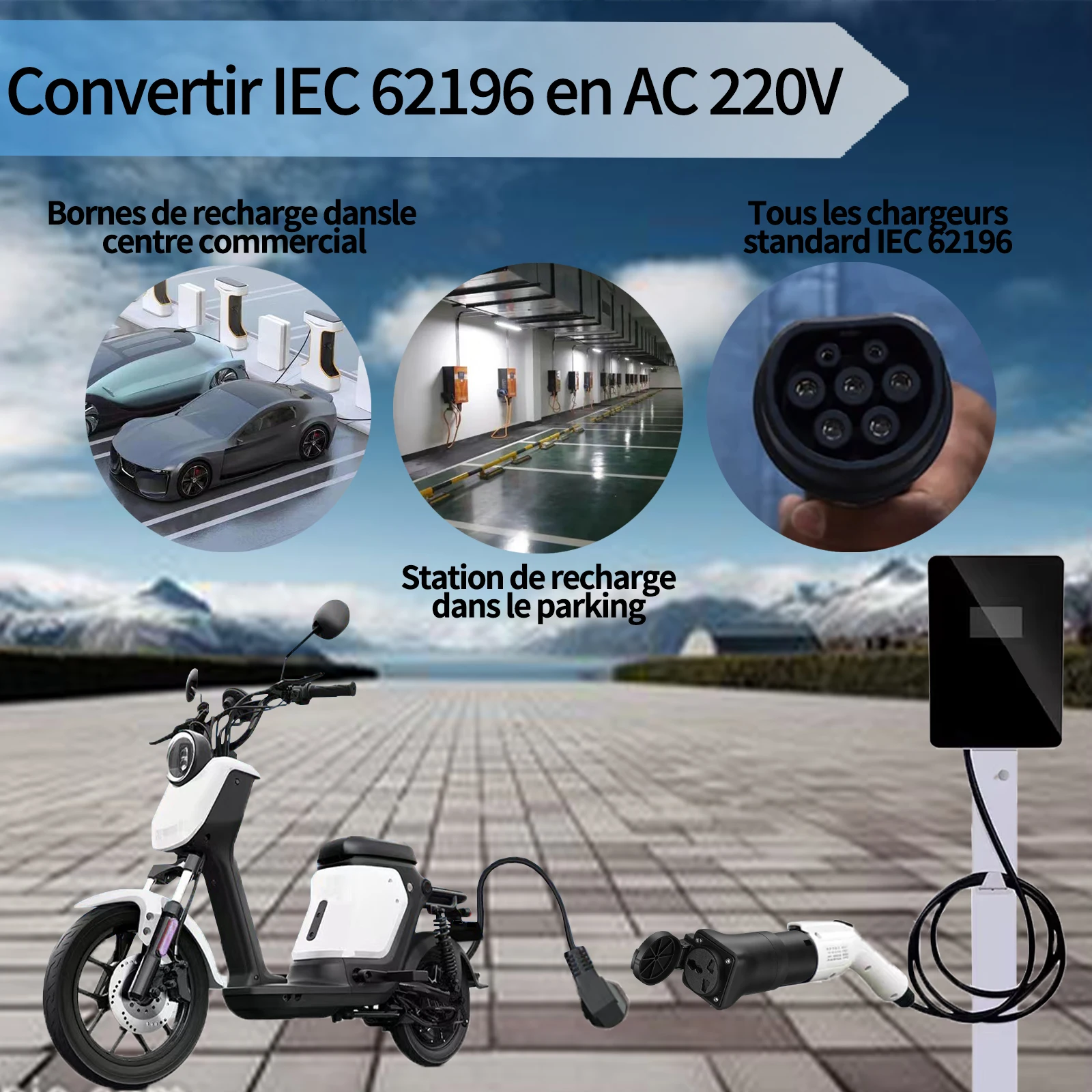 Adattatore per caricabatterie  - Electric Scooter Charger recensione e prezzo