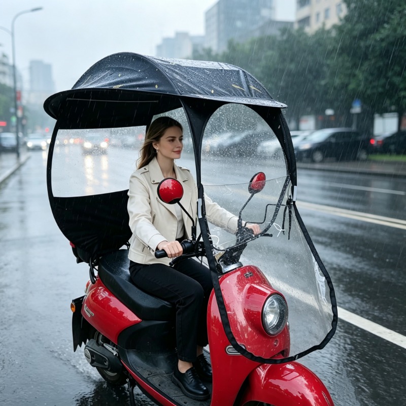 Parasole antivento e impermeab - Electric Scooter Rain Cover recensione e prezzo